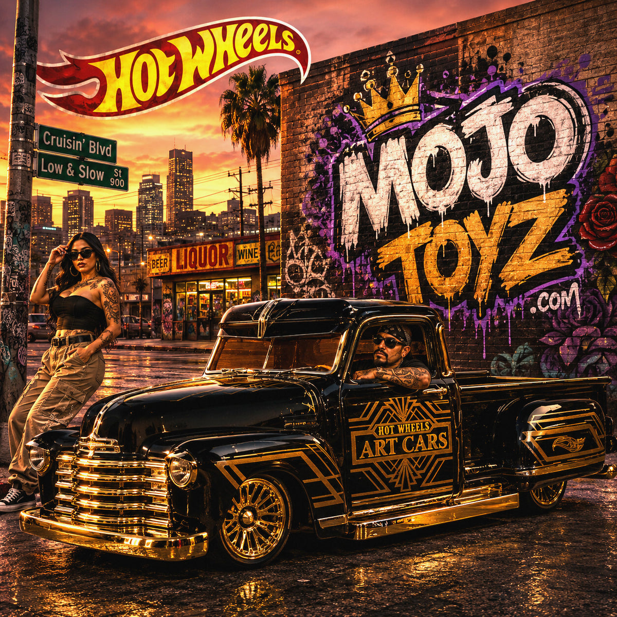 2020 Mattel HOT WHEELS " LA TROCA " HW ART CARS 8/10  146/250 New on Blister