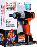 BLACK+DECKER Matrix Jr. Power Drill Kids Tools Play Drill Toy NEW IN BOX !!
