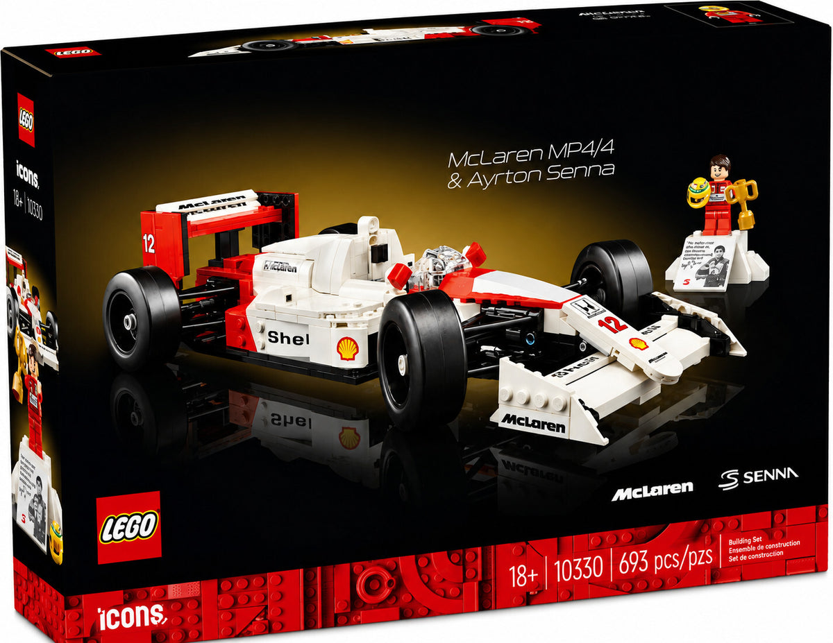 LEGO Icons: Mclaren Mp4/4 & Ayrton Senna #10330 New in Box !!