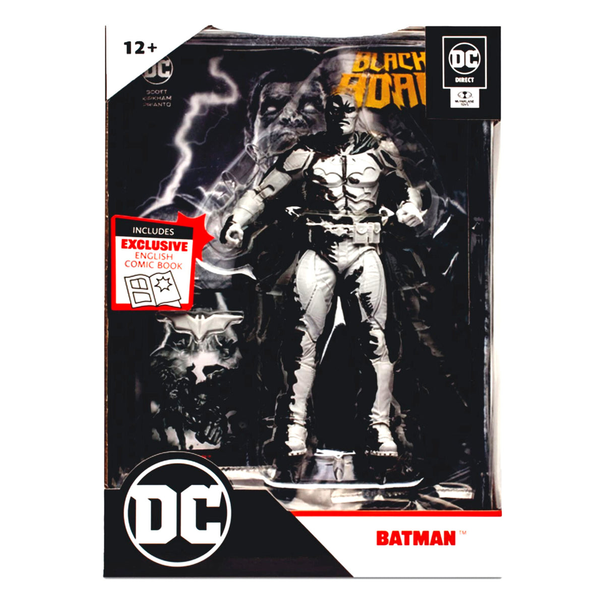 DC Comics Black Adam Comic Book with Batman Action Figure NEW IN BOX
