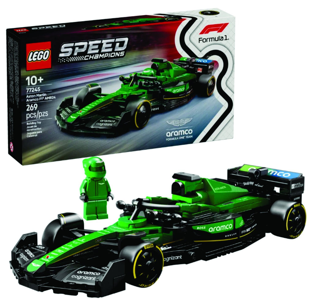 LEGO SPEED CHAMPIONS: Aston Martin Aramco F1 Amr24 Race Car (77245) NEW IN BOX !