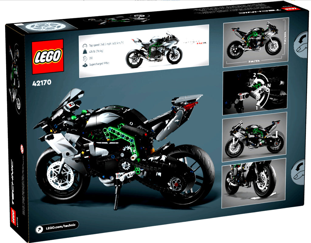 LEGO Technic Kawasaki Ninja H2R Motorcycle 42170 643pc Set NEW IN BOX !!