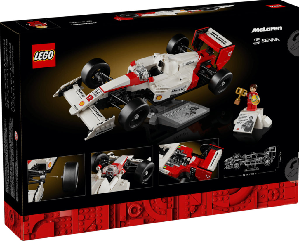 LEGO Icons: Mclaren Mp4/4 & Ayrton Senna #10330 New in Box !!