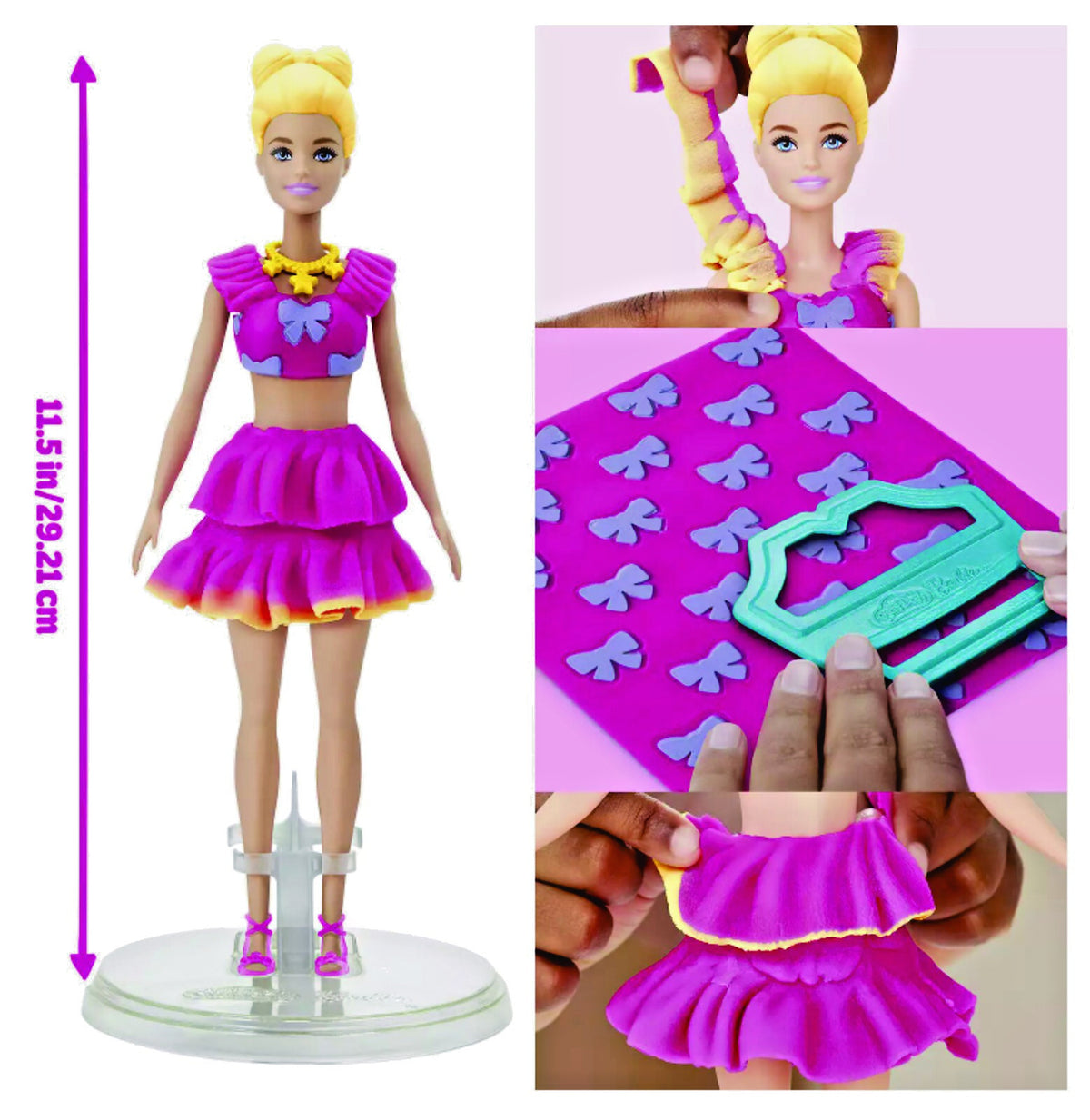 Play-Doh Barbie "Ruffles & Bows" Set NEW IN BOX