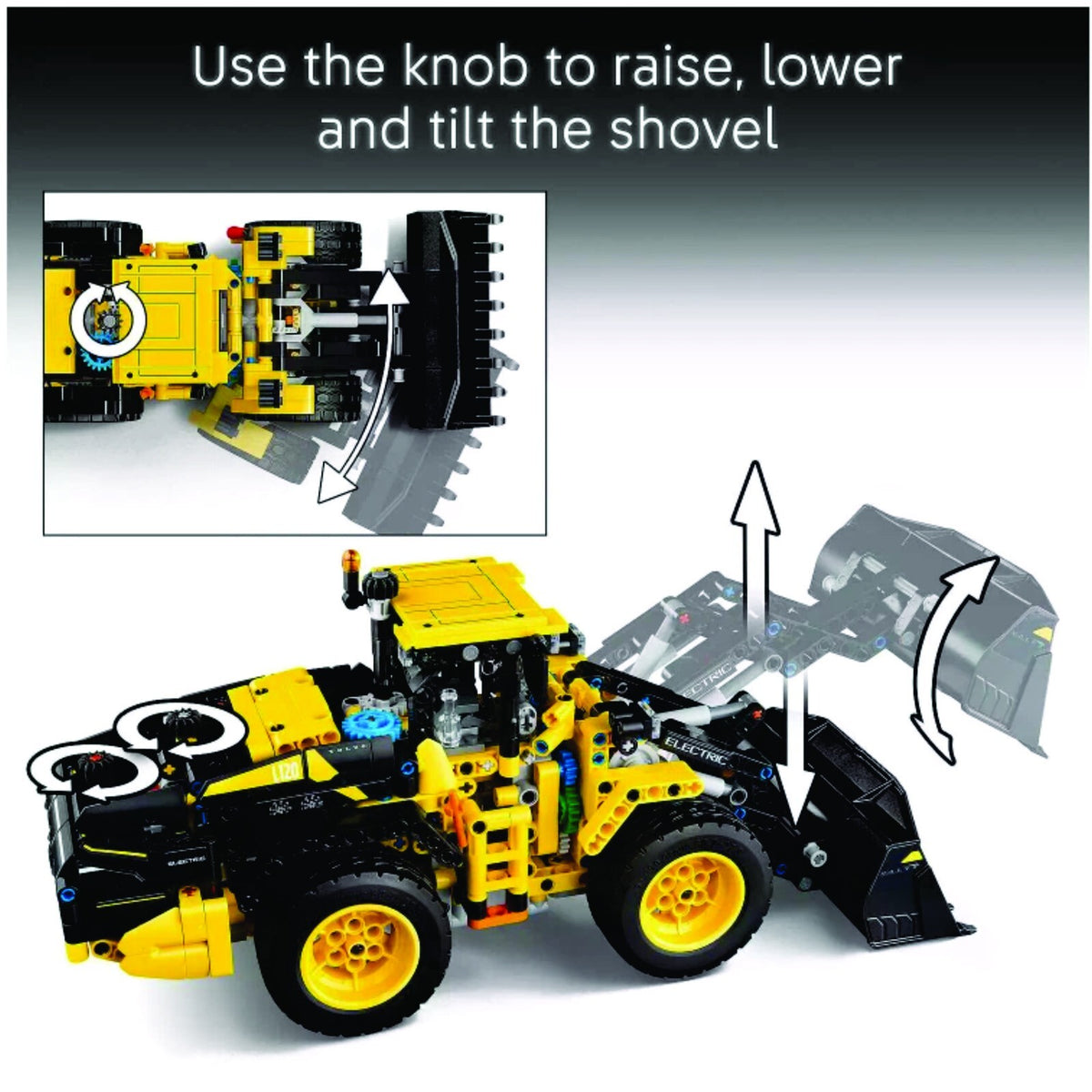 LEGO Technic Volvo L120 Electric Wheel Loader 42209 Building Kit (973 Pieces)