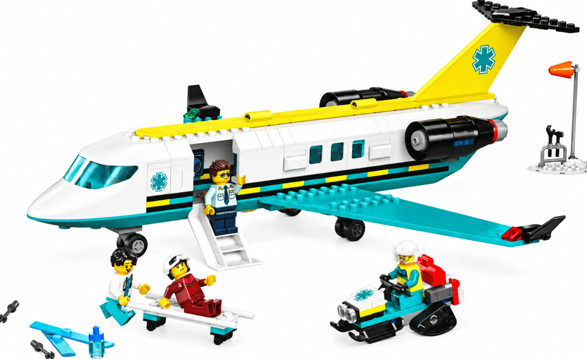 LEGO City Emergency Air Ambulance Airplane 60465 Brand New Factory Sealed