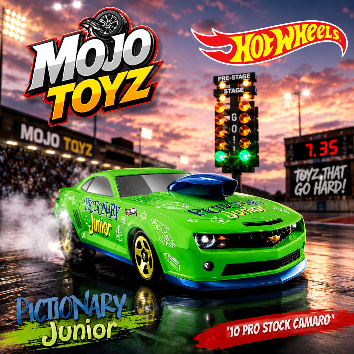 '10 Pro Stock Camaro Pictionary 149/250 Hot Wheels 2021 GRY72 Mattel Games 5/5