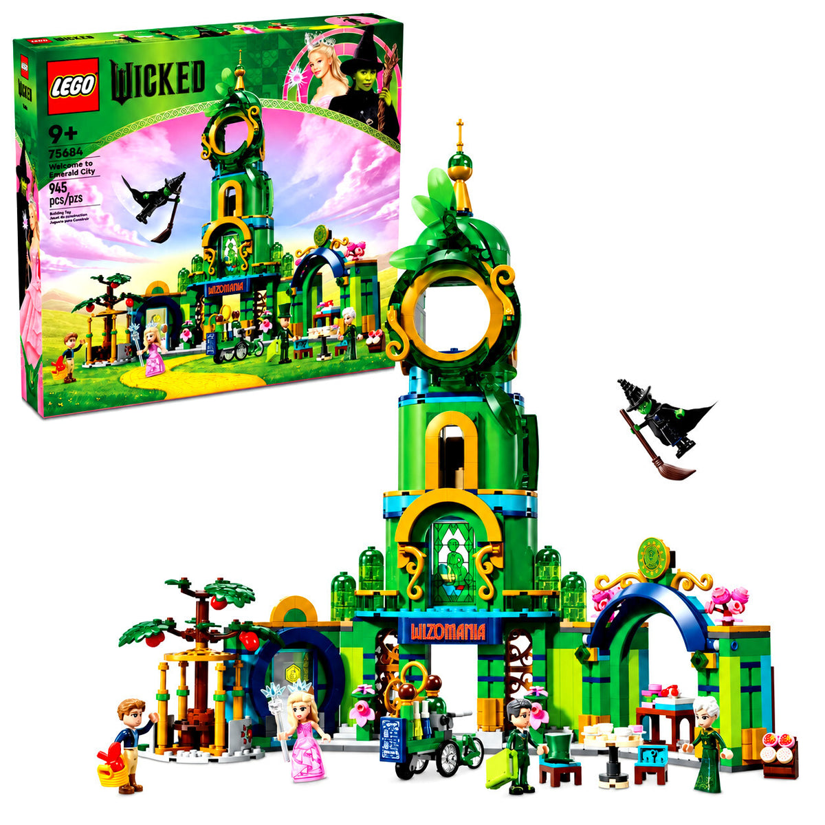 LEGO 75684 Wicked Welcome to Emerald City Set, 945 pcs NEW AND SEALED