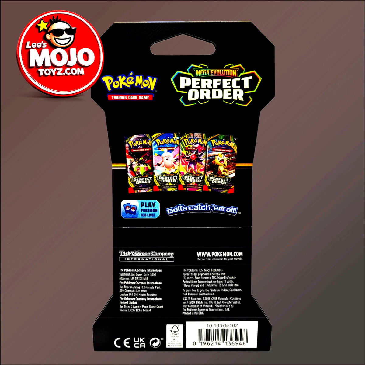 Pokémon Perfect Order  "Clefairy" TCG Booster Pack New Sealed FREE SHIPPING !!