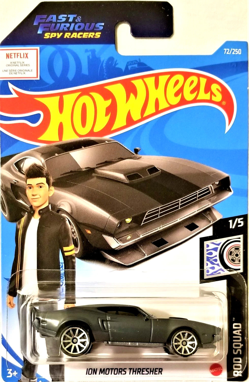 Hot Wheels - 2021 Rod Squad 1/5 Ion Motors Thresher 72/250 (BBGRY64)
