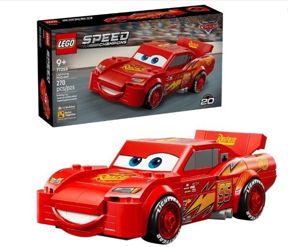 LEGO Speed Champions Lightning McQueen Toy - Disney Pixar Cars 77255