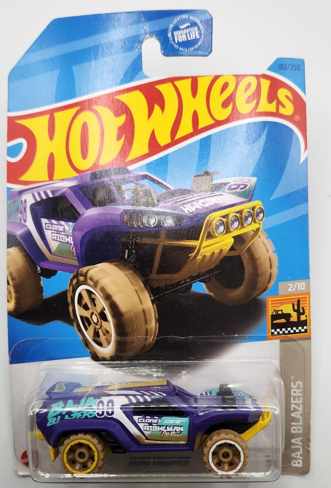 Hot Wheels 2023 Dune Crusher #182 Purple NEW IN PACKAGE