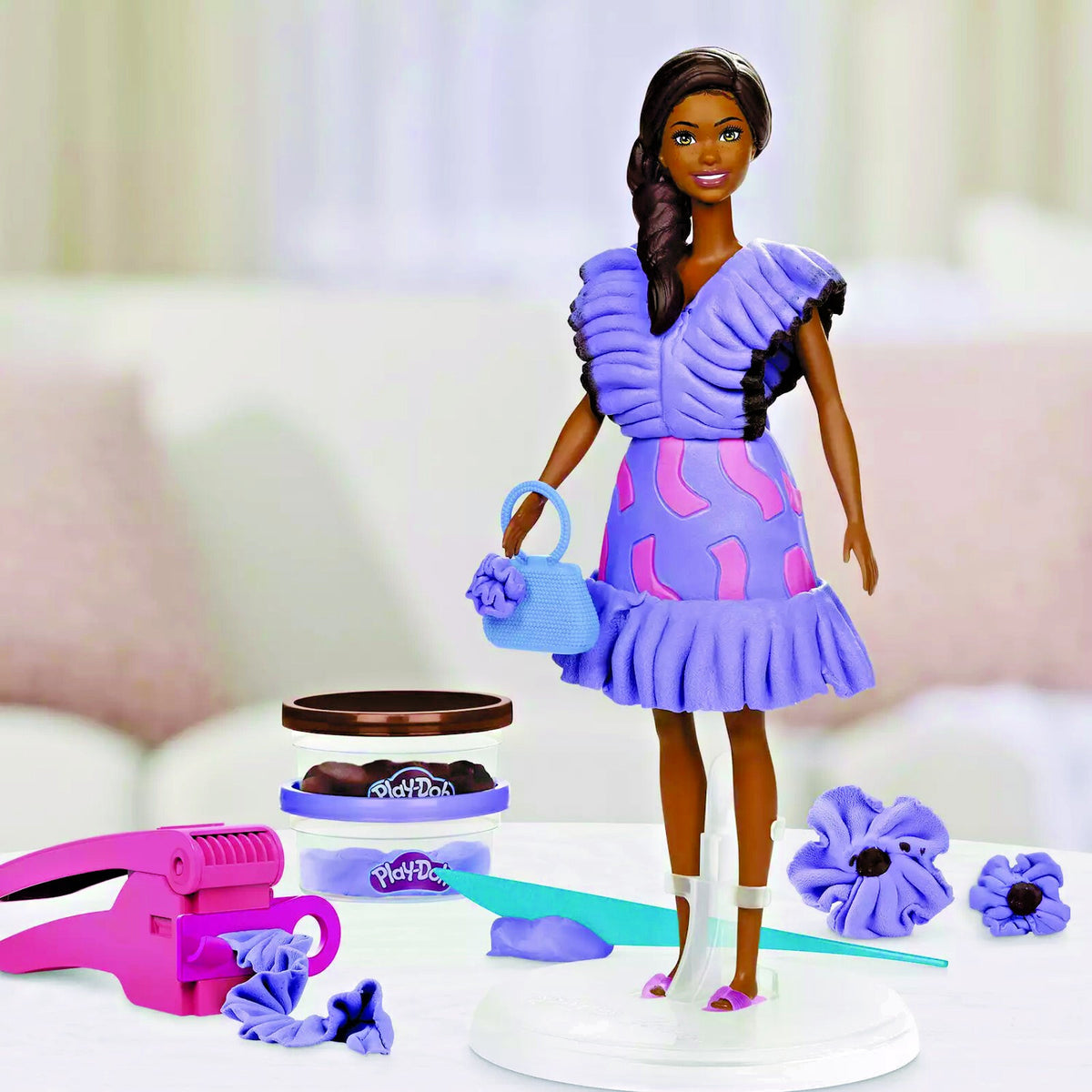 Play-Doh Barbie Fashionista Ruffles Set NEW IN BOX