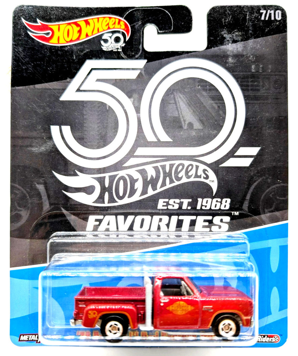 Hot Wheels 78 Dodge Li'l Red Express Truck 50th Anniv FLF35-956B 1/64
