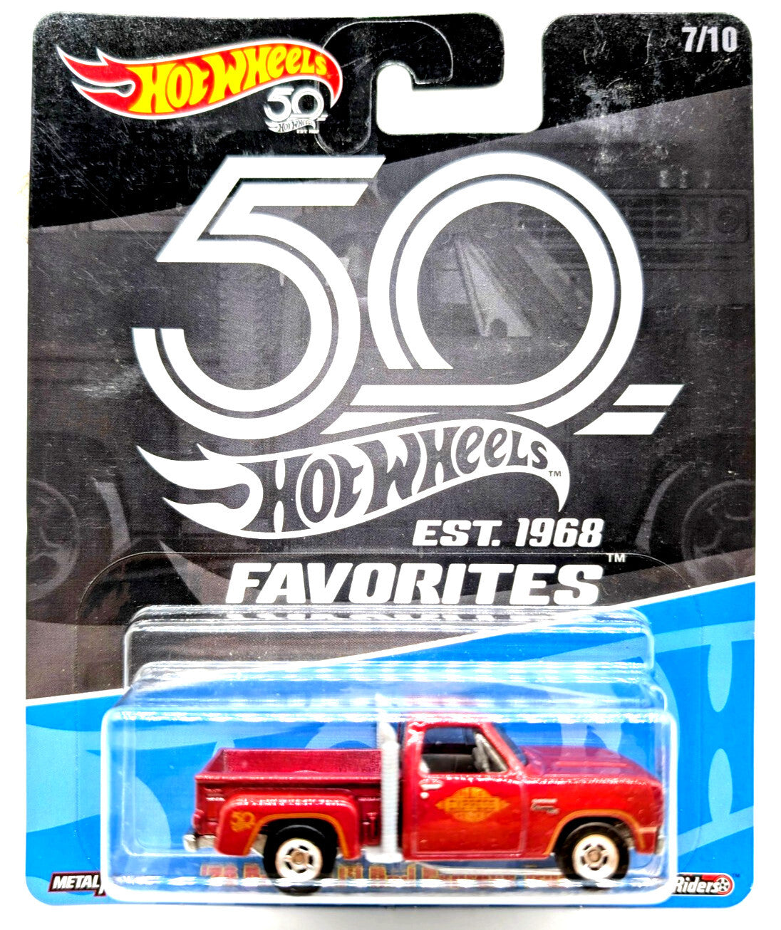 Hot Wheels 78 Dodge Li'l Red Express Truck 50th Anniv FLF35-956B 1/64