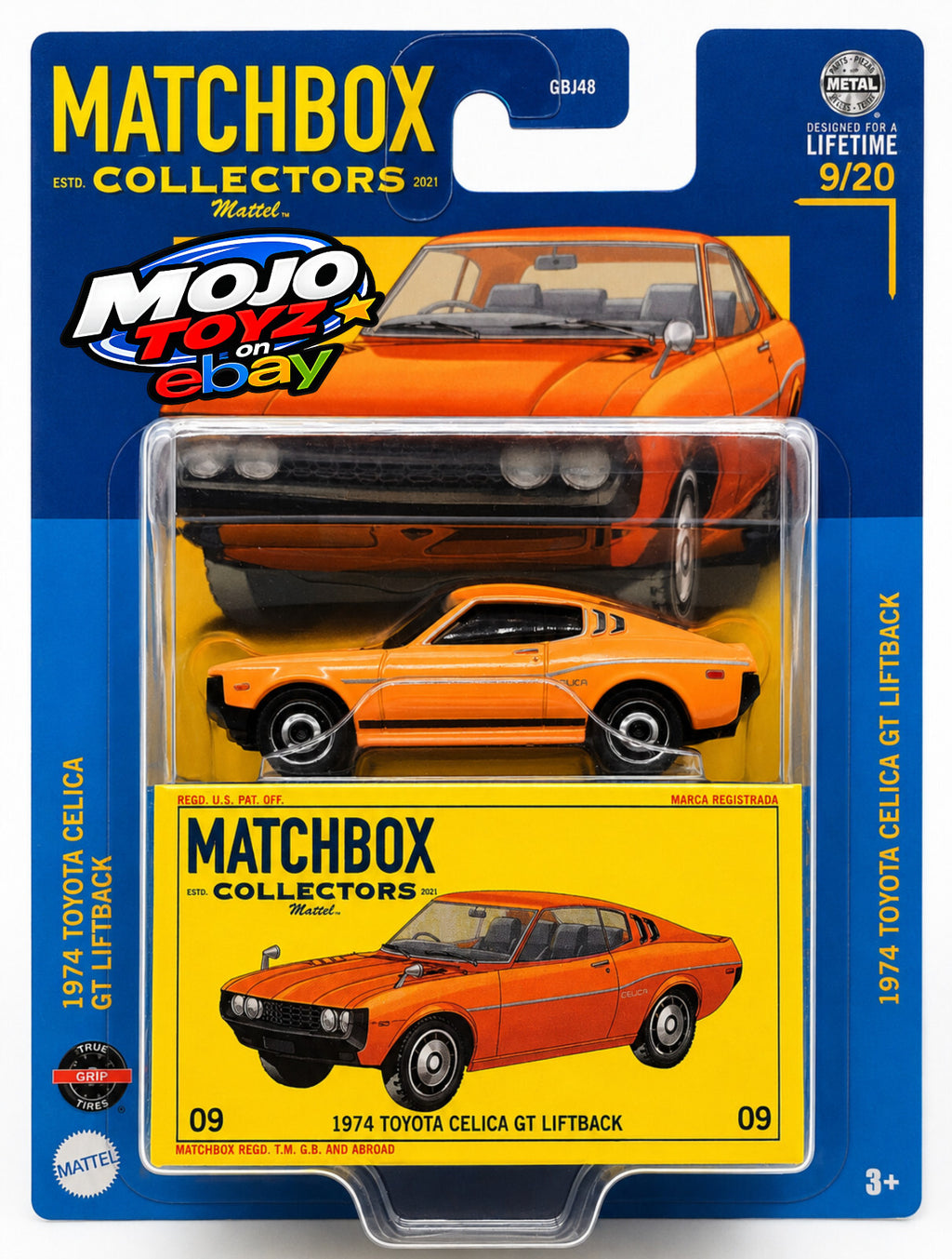 2024 Matchbox Collectors Series #9 1974 Toyota Celica GT Liftback Orange NEW !!!