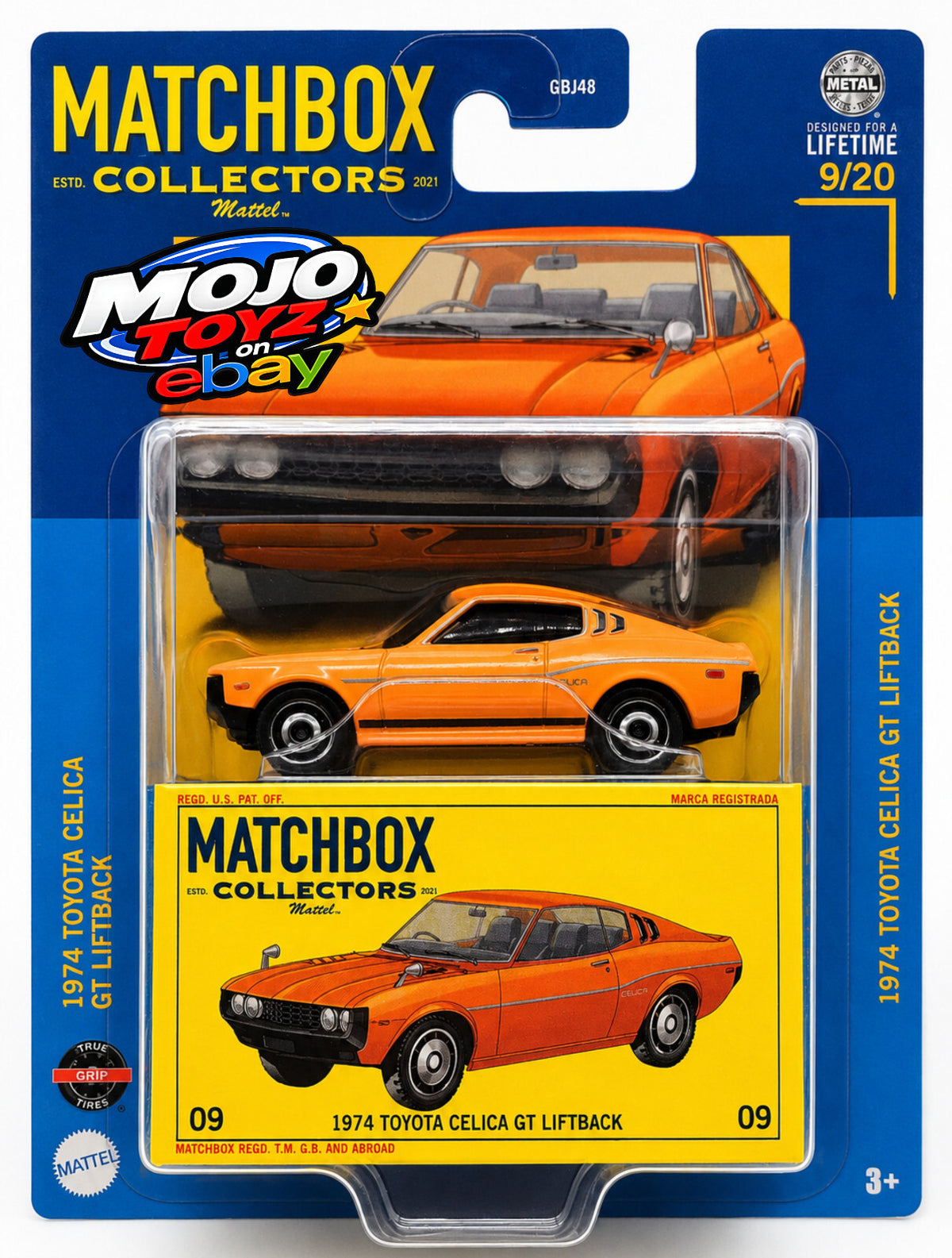 2024 Matchbox Collectors Series #9 1974 Toyota Celica GT Liftback Orange NEW !!!