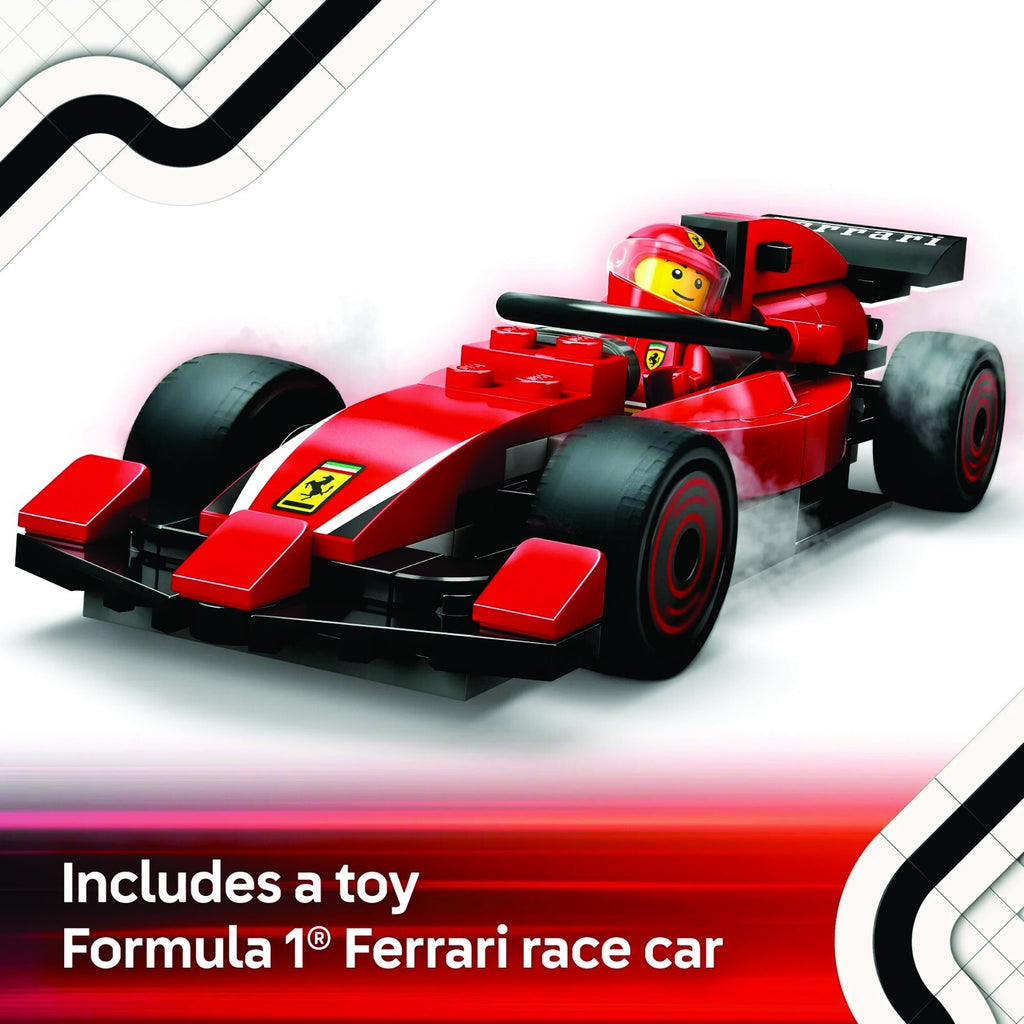 LEGO CITY: F1 Pit Stop & Pit Crew with Ferrari Car (60443) NEW IN BOX