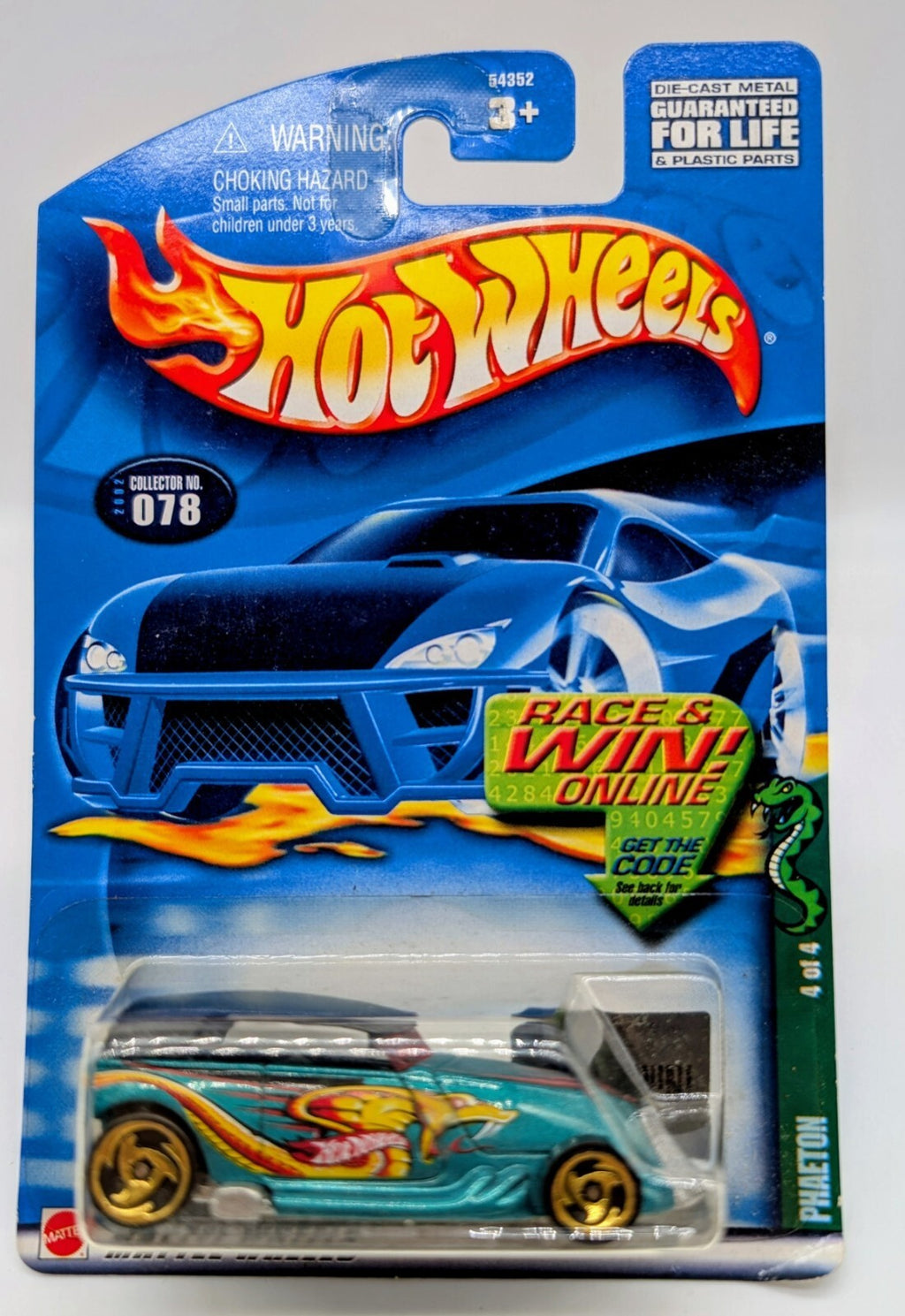 2002 Hot Wheels Phaeton 4 of 4 #078