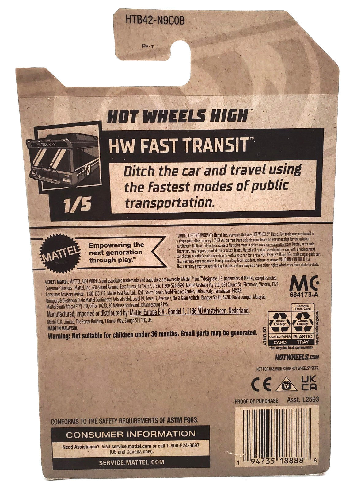 2024 Hot Wheels HW Racing Academy Bus NEW ON BLISTER !!!