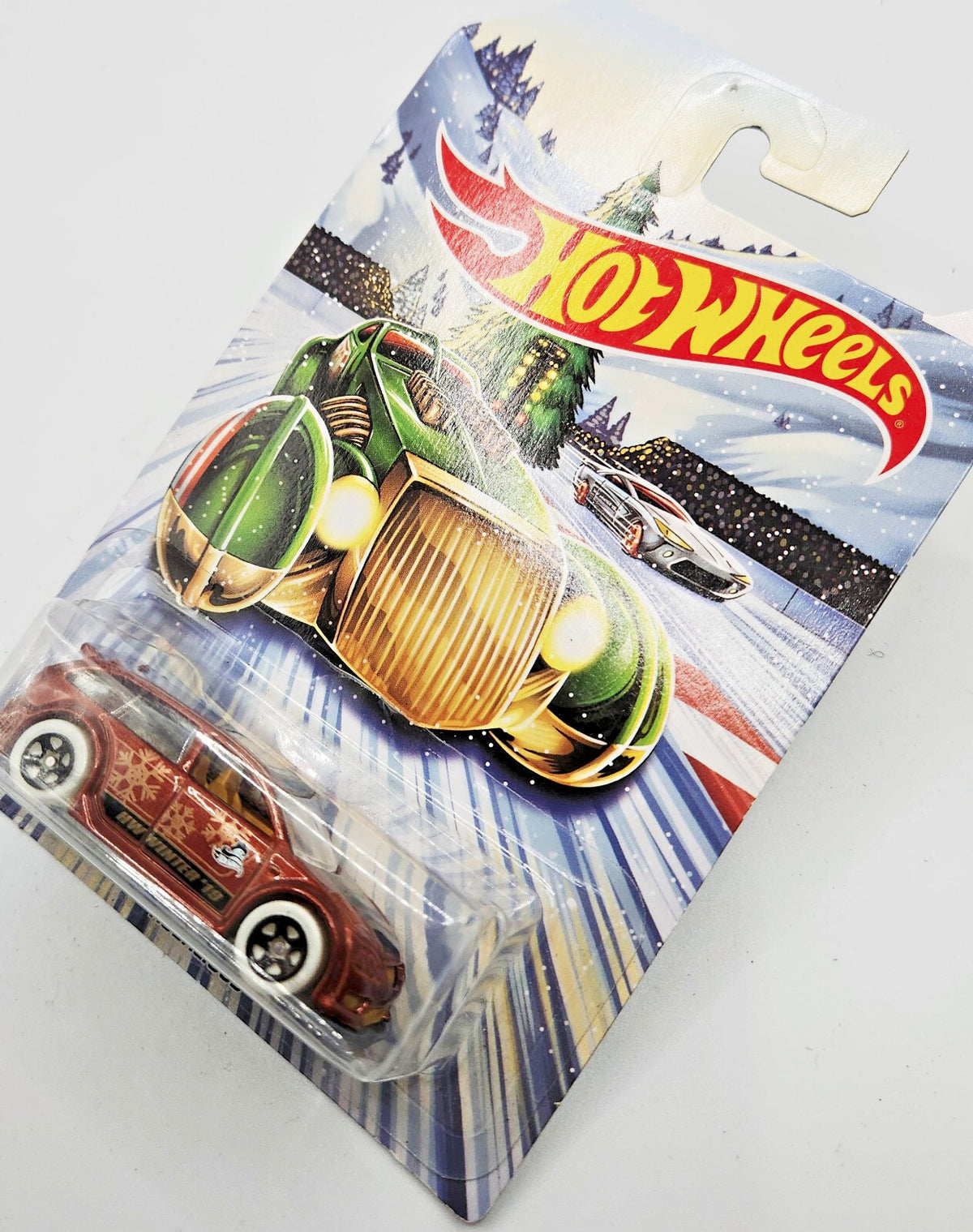 Hot Wheels 2019 Holiday Hot Rods #3 Audacious White w/ 5 Spokes NEW ON BLISTER