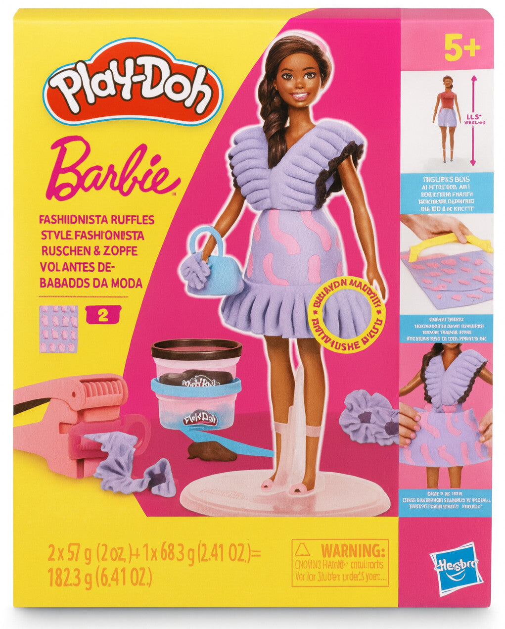 Play-Doh Barbie Fashionista Ruffles Set NEW IN BOX