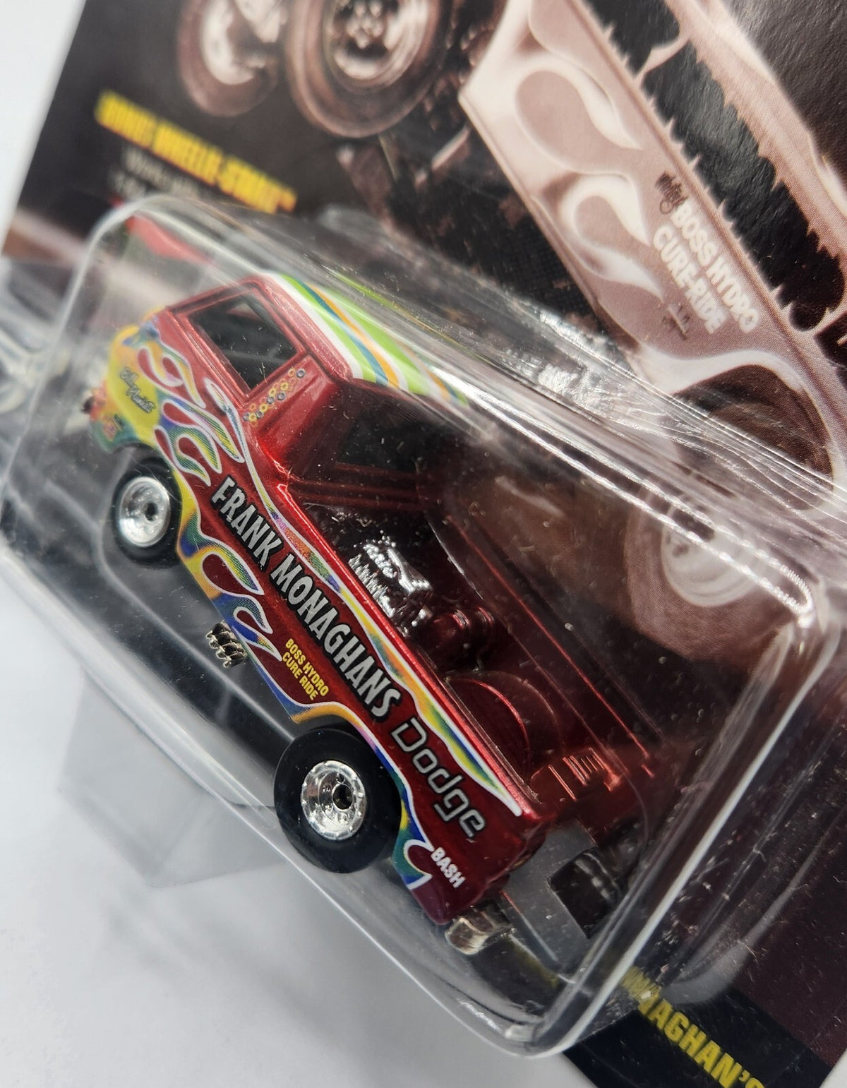 Johnny Lightnng Show Stopper Frank Monaghan's Dodge Wheelstander NEW ON BLISTER
