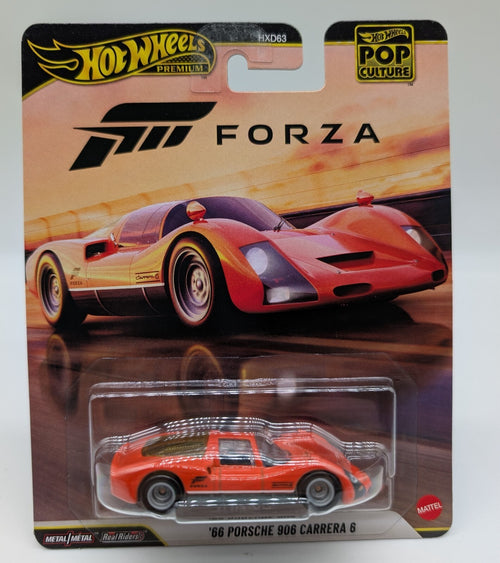 66 Porsche 906 Carrera 6 FORZA Orange Hot Wheels Car Culture New in Package