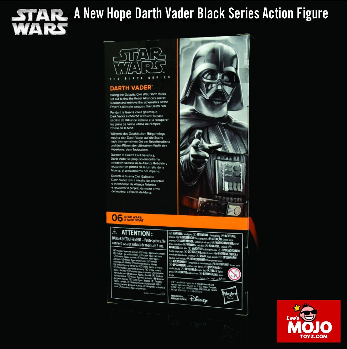 Star Wars: The Black Series 6" Darth Vader A New Hope NEW IN BOX !!