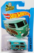 1/64 HOT WHEELS VOLKSWAGEN KOOL KOMBI! HW CITY!  NIP  TEAL SURF SHOP WOODIE VW