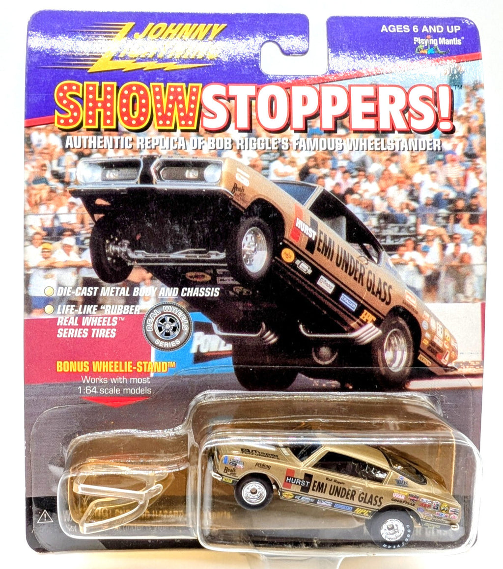 1998 Johnny Lightning SHOW STOPPERS Bob Riggle’s Hemi Under Glass 1:64