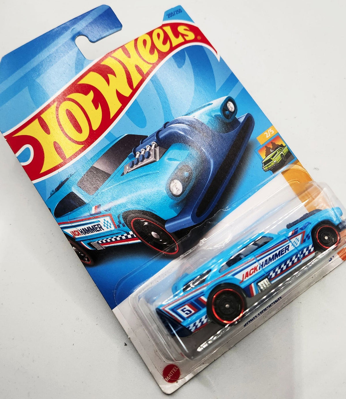 HOT WHEELS HW WAGONS SERIES JACK HAMMER IN BLUE New On Blister Card !!