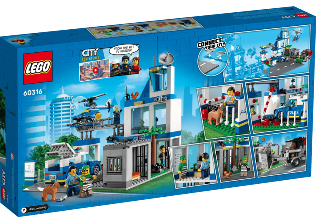 LEGO CITY: Police Station (60316). 668 Pieces NEW IN BOX