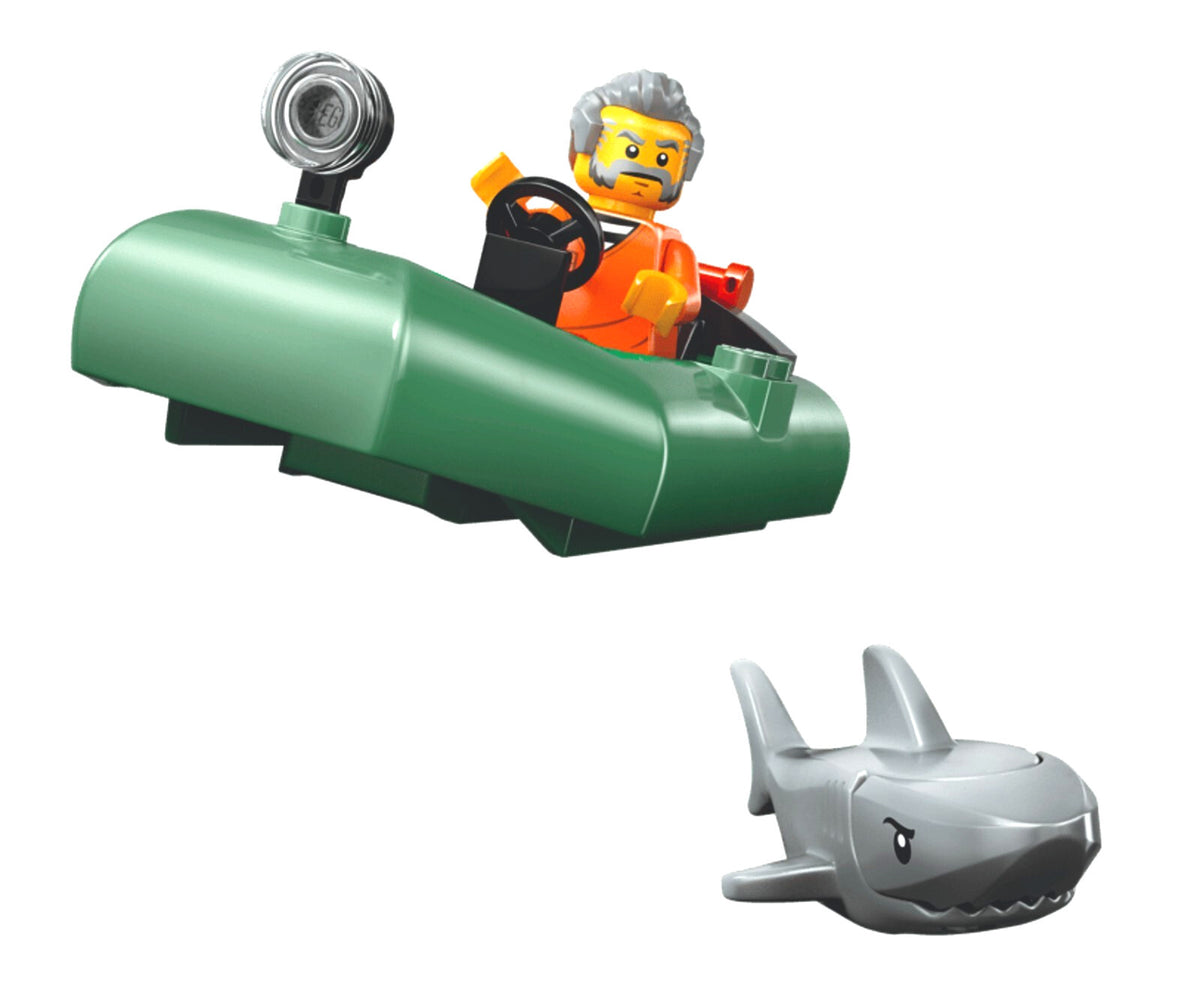 LEGO 60456 City Police Boat Chase Set - New Sealed - Floating Boats - Shark incl