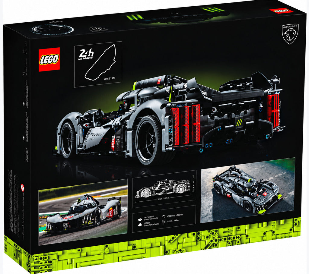 LEGO Technic 42156 Peugeot 9X8 24H Le Mans Hybrid Hypercar NEW IN BOX