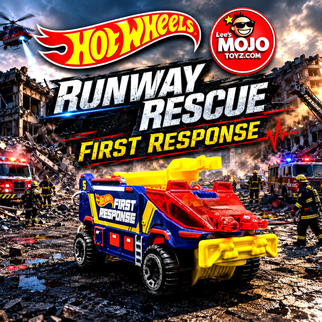 Hot Wheels - Runway Res-Q - 9/250 - HW First Response 3/10 -NEW ON BLISTER CARD