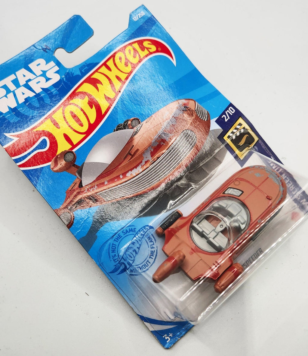 Hot Wheels StarWars X-34 Landspeeder New on Blister FREE SHIPPNG !!