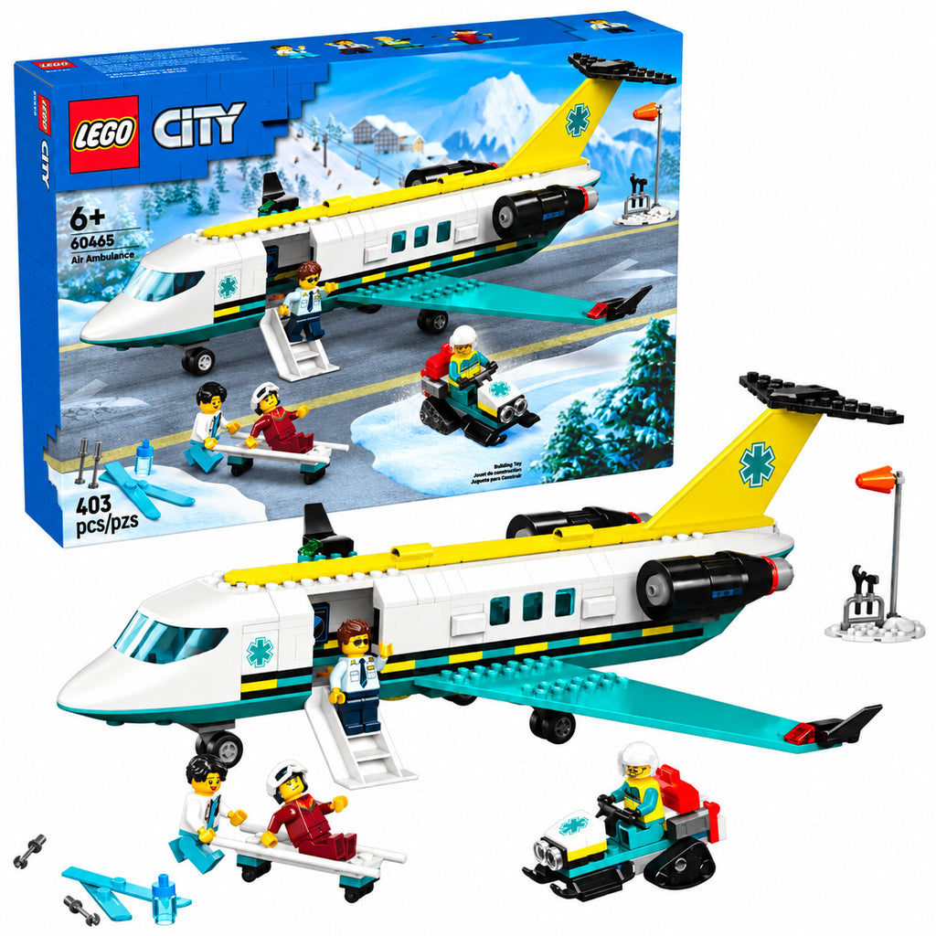 LEGO City Emergency Air Ambulance Airplane 60465 Brand New Factory Sealed