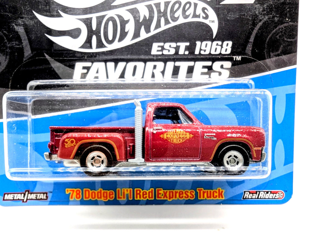 Hot Wheels 78 Dodge Li'l Red Express Truck 50th Anniv FLF35-956B 1/64