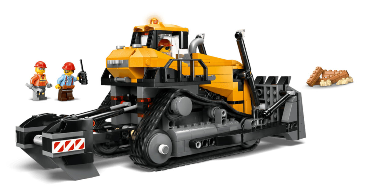 LEGO City Yellow Bulldozer Complete Construction Vehicle Set (60466) Brand New