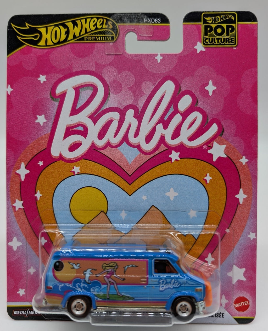 Hot Wheels 2026 Pop Culture GMC Van Barbie 1:64 Diecast