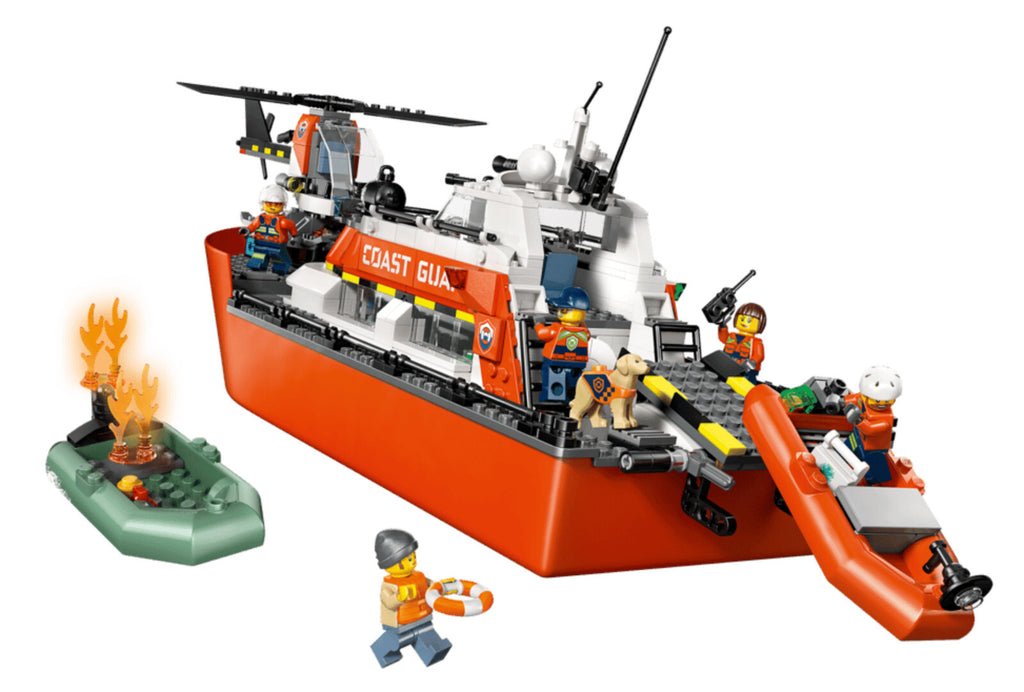 LEGO City 60504 Coast Guard Rescue Boat & Helicopter Official Set
