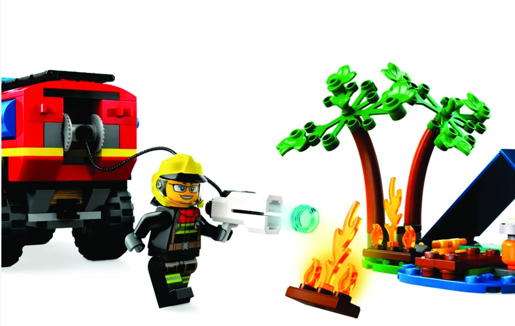 LEGO® CITY: 4x4 Fire Truck with Rescue Boat (60412) NEW IN BOX
