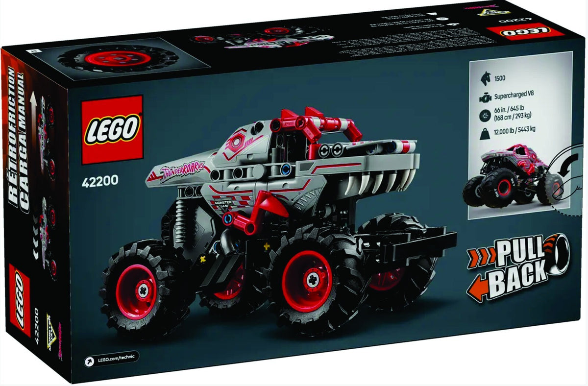 LEGO® TECHNIC: Monster Jam ThunderROARus™ Pull-Back (42200)