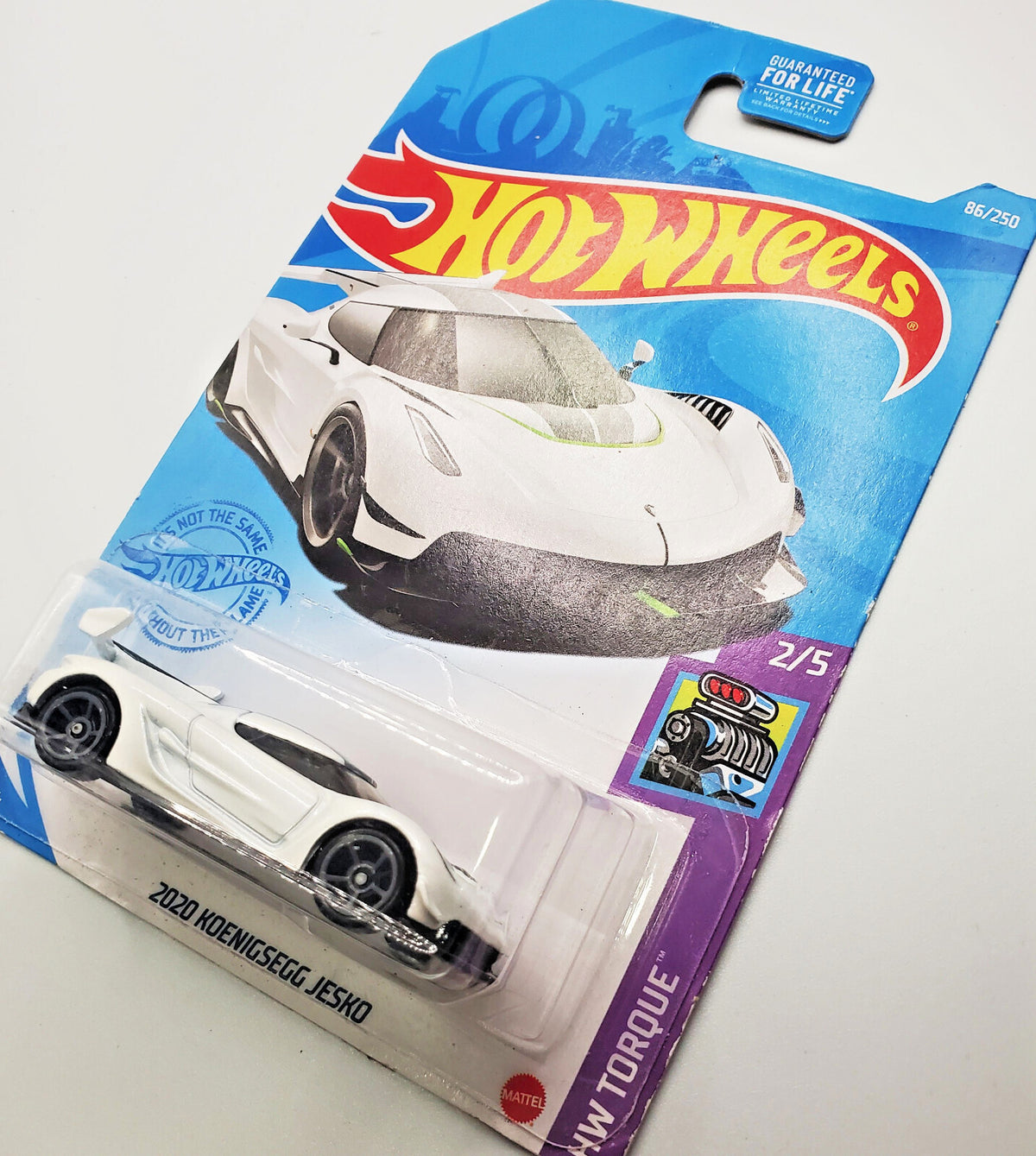 Hot Wheels Torque White 2020 Koenigsegg Jesko #86 A5 NEW ON BLISTER CARD !!