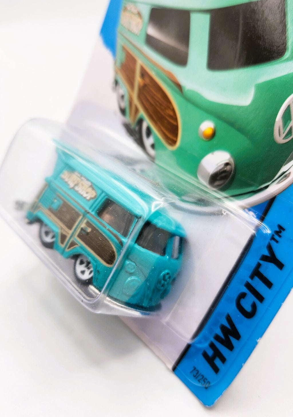 1/64 HOT WHEELS VOLKSWAGEN KOOL KOMBI! HW CITY!  NIP  TEAL SURF SHOP WOODIE VW