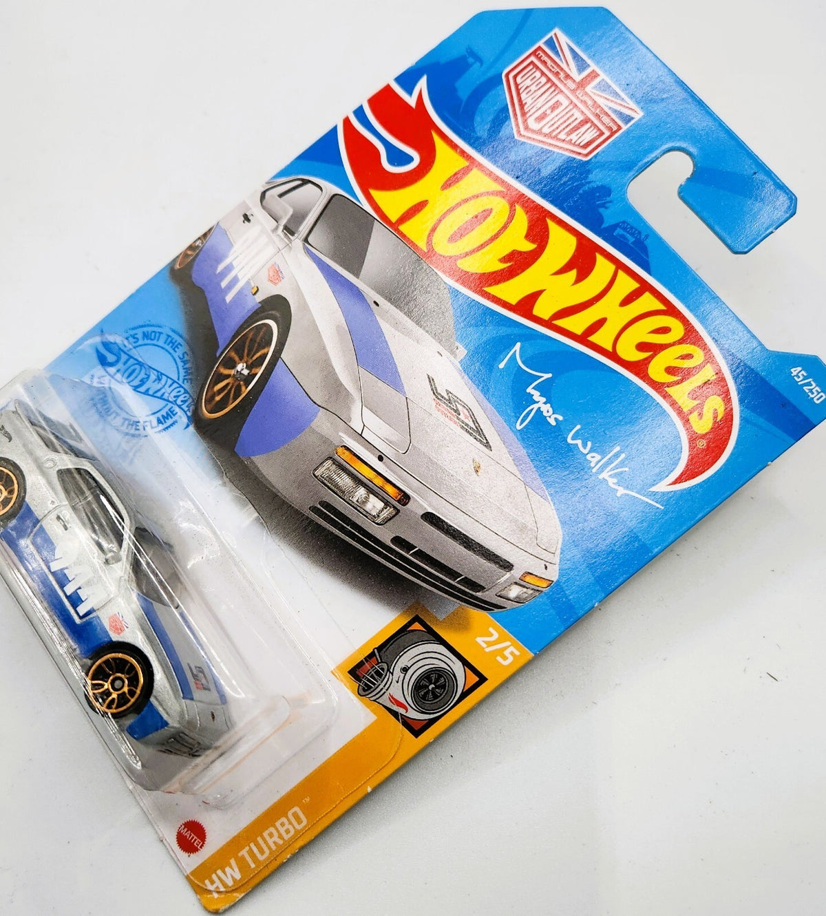 Hot Wheels HW Turbo 2/5 '89 Porsche 944 Turbo 45/250 Blue