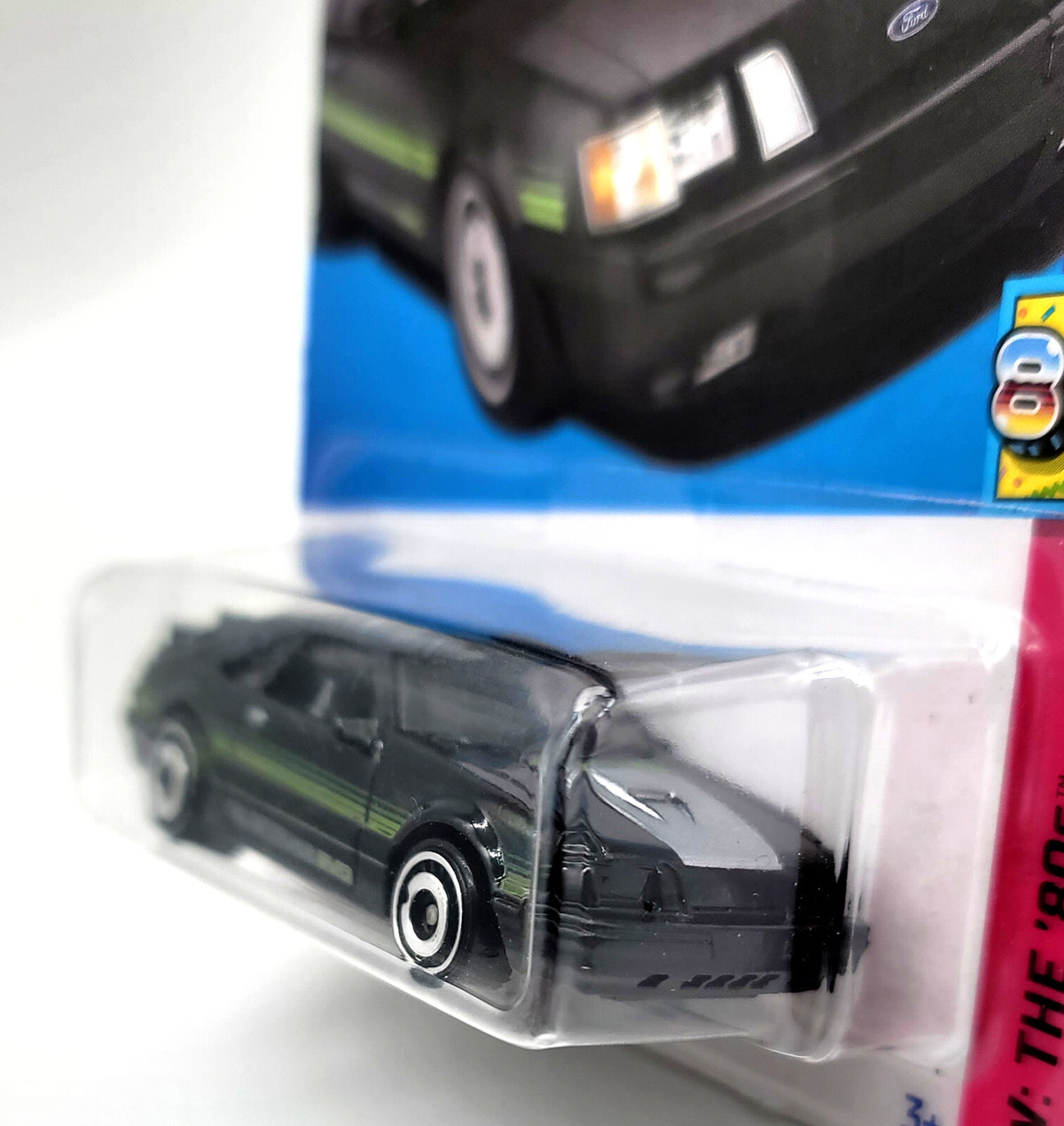 Hot Wheels '84 Mustang SVO Green / Black HW The '80s