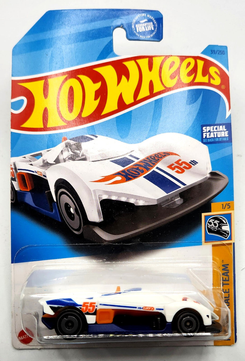 Hot Wheels Turbine Sublime White HW 55 Race Team 2023 NEW IN PACKAGE