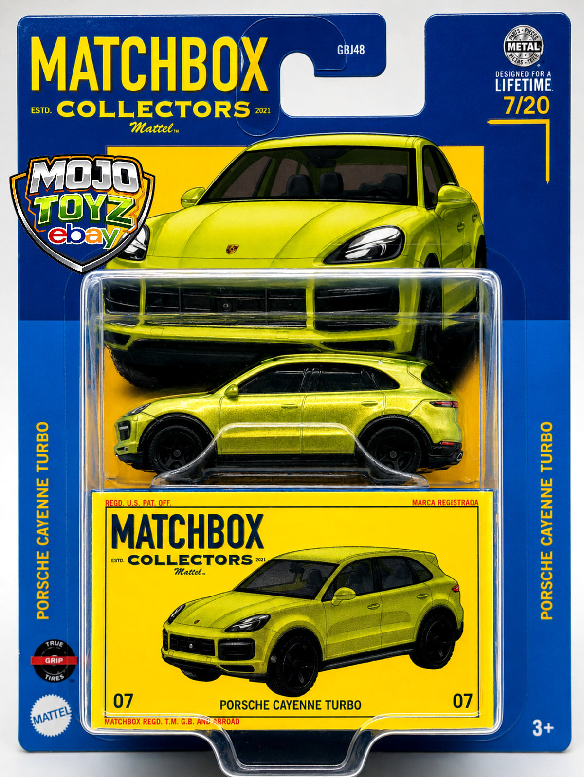 Matchbox Collectors 7/20 Porsche Cayenne Turbo HVW10 Green NEW ON BLISTER